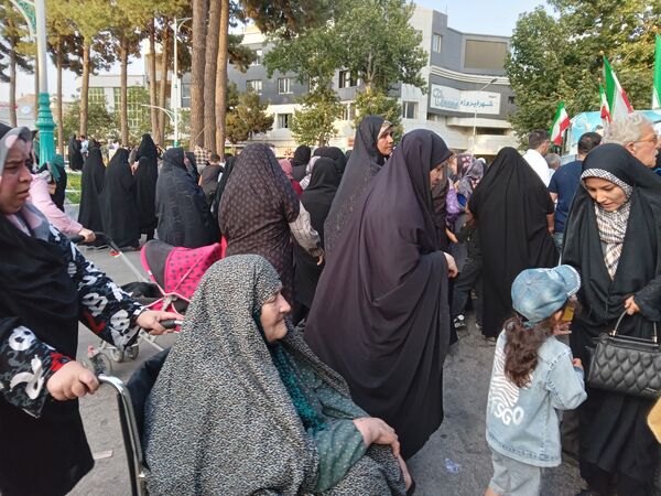 شروع حرکت راهیان عشق از میدان بی بی شطیطه تا مسجد جامع  