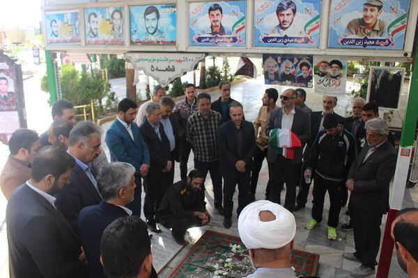 تجدید میثاق جودوکاران قم با شهدا