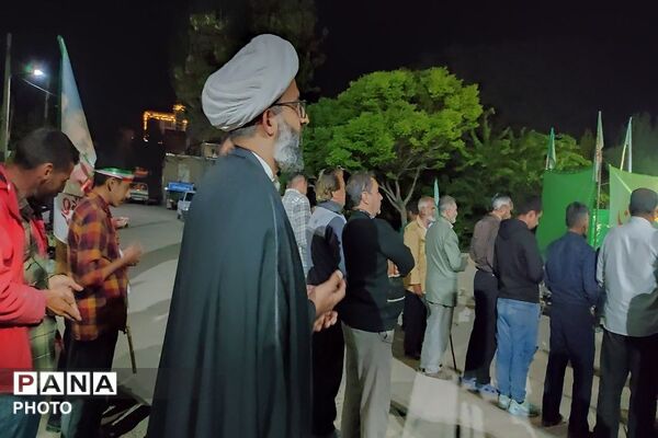 جوشش غیرت انقلابی مردم شهر بار در  اجتماعات شبانه