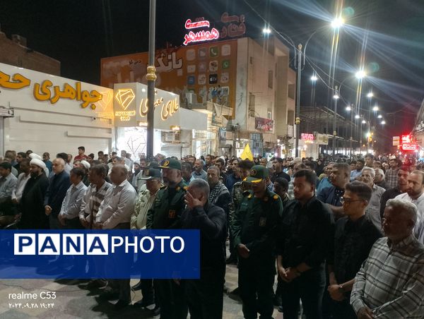 تجمع مردم رودان در محکومیت ترور شهید سیدحسن نصرالله