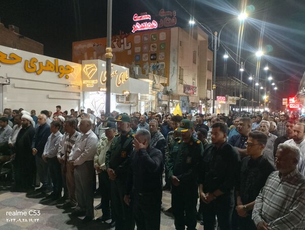 تجمع مردم رودان در محکومیت ترور شهید سیدحسن نصرالله