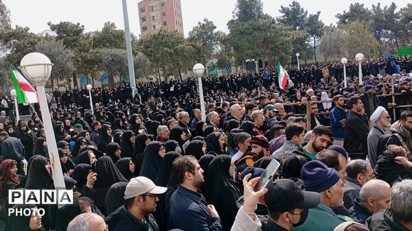 تشییع مسافر بهشتی «امیرعلی نیکنام‌راد» در گرگان