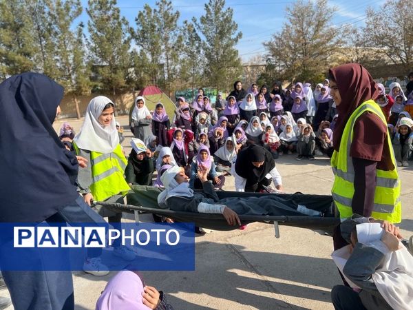  بیست و ششمین مانور سراسری زلزله در روستای دربند