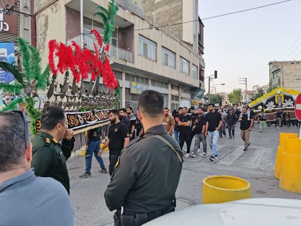 مراسم تاسوعا حسینی در شهرستان فیروزکوه