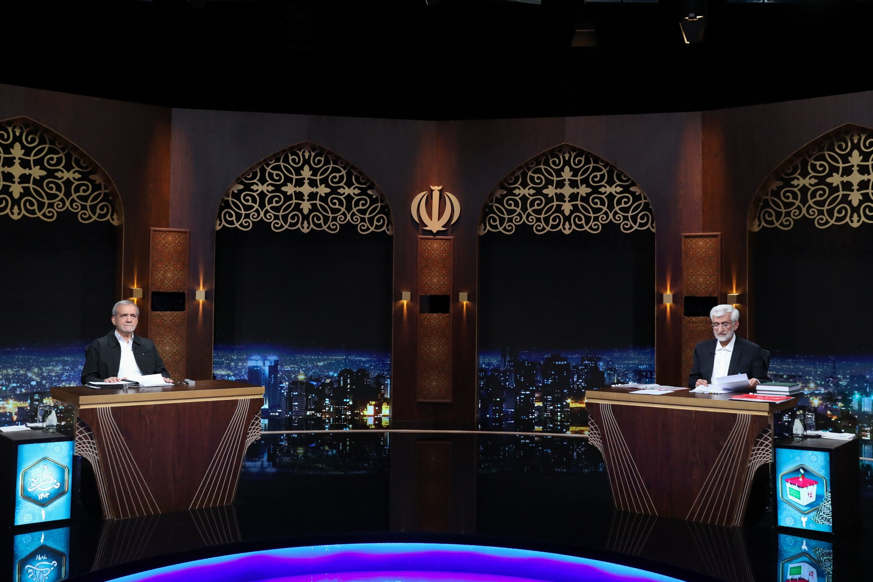 پزشکیان: شهید سلیمانی را خار چشم دشمنان می‌دانم/ جلیلی: متاسفم پزشکیان کشور را قفس می‌نامد