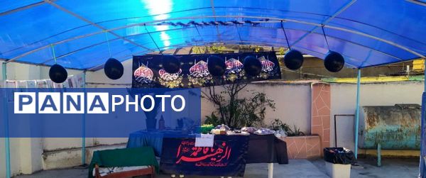 مراسم ایام فاطمیه در دبیرستان نجم قائمشهر