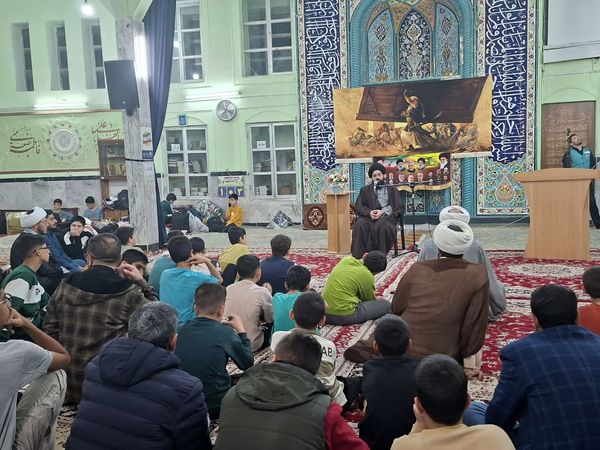 اعتکاف دانش‌آموزان مسجد انقلاب شهرستان بجنورد 
