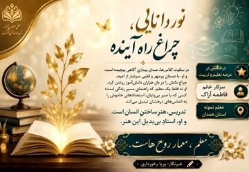 نوآوری و تعهد، کلید موفقیت معلم نمونه در راهیابی به مرحله استانی