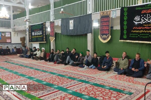 مراسم احیا و عزاداری شب اول قدر در شهر بار نیشابور  
