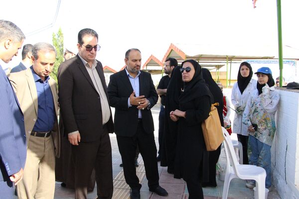 بازدید معاون پرورشی و فرهنگی وزارت آموزش و پرورش از اردوگاه دانش آموزان شهید چمران بجنورد