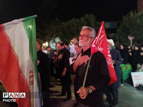 اجتماعات شبانه همراه با هیئت زنجیر زنی در نیشابور