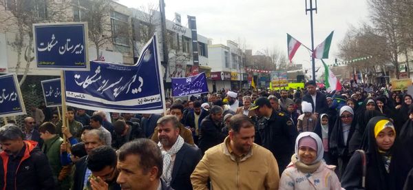  راهپیمایی بیست و دو بهمن در کاشمر
