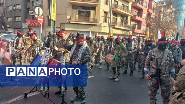 رزمایش ۱۱۰ هزار نفری راهیان قدس در تهران