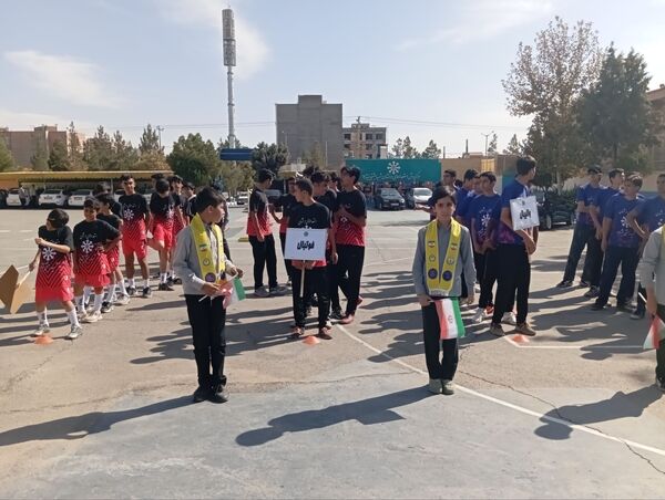 افتتاحیه المپیاد ورزشی درون مدرسه ای شهید بهشتی 