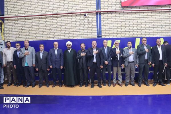 آیین افتتاحیه خانه کشتی و ورزش‌های رزمی شهید حاجی زاده در کهریزک 