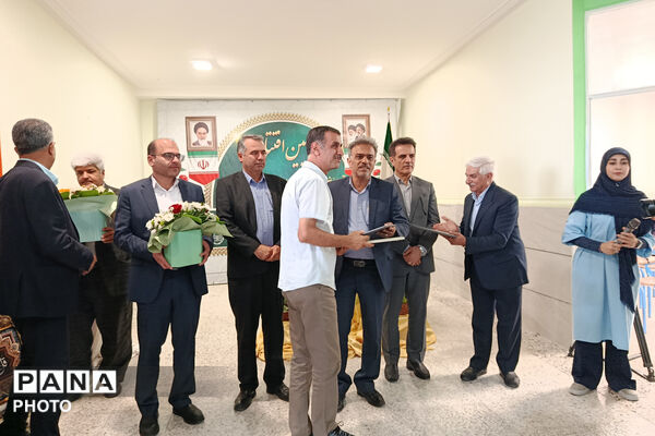 افتتاح آموزشگاه شش کلاسه خیرساز در روستای برمشور علیا