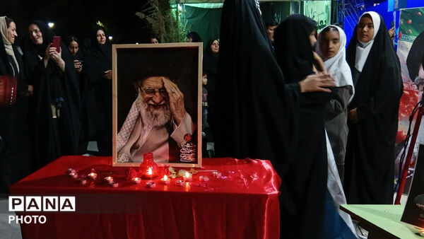 میدان‌داری دانش‌آموزان سملقانی در میدان مقاومت