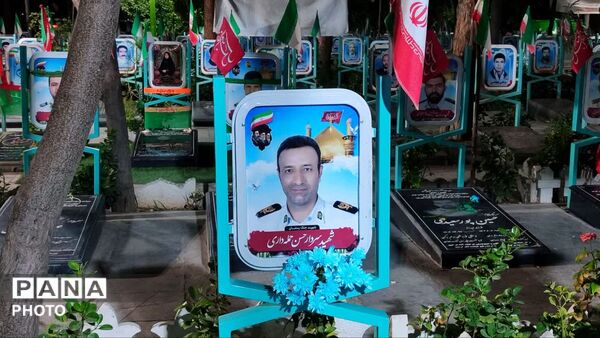 تجدید میثاق با شهدای نیروی انتظامی شهرستان نجف آباد در جنگ رمضان  