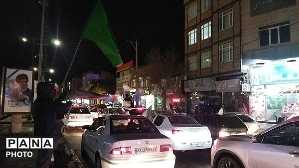 ماشین ها در بلوار فضل نیشابور حماسه آفریدند 