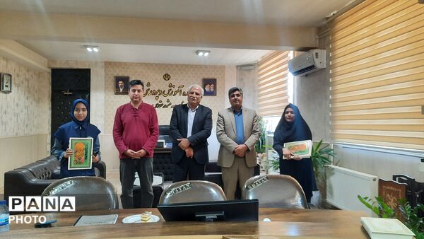 آیین تجلیل و تقدیر از دانش آموزان  خبرنگار خبرگزاری پانا ناحیه۳