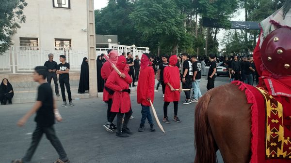 مراسم عزاداری عصر عاشورا در خلیل آباد 