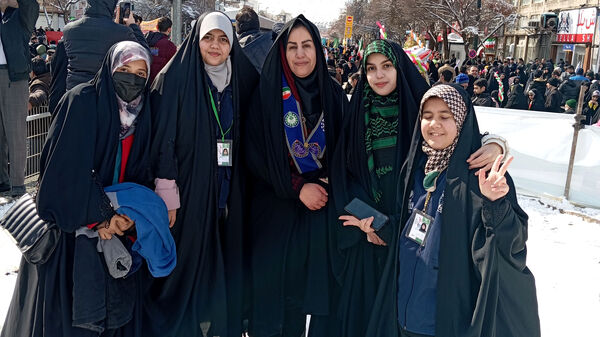 راهپیمایی ۲۲ بهمن ماه در شهر مشهد مقدس