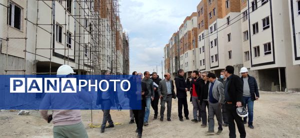 بازدید محمدمهدی شهریاری از پروژه ۱۱۲۰ واحدی نهضت ملی مسکن ولیعصر(عج) بجنورد