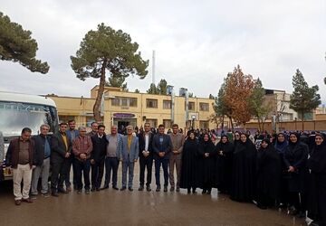 بازدید مسولان فحک از هنرستان فلسطین