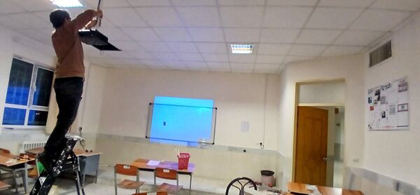 هوشمندسازی کلاس‌های دبیرستان مرحوم اسماعیلی