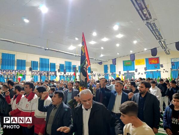 حضور گرم و پرشور مردم ولایتمدار دیشموک در تجمعات شبانه