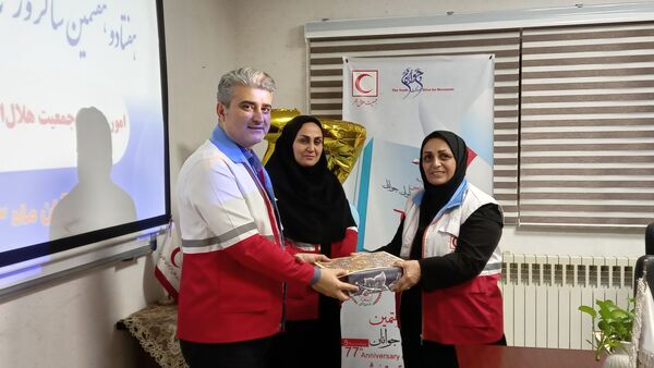 گرامیداشت سالگرد امور جوانان هلال احمر در قائمشهر