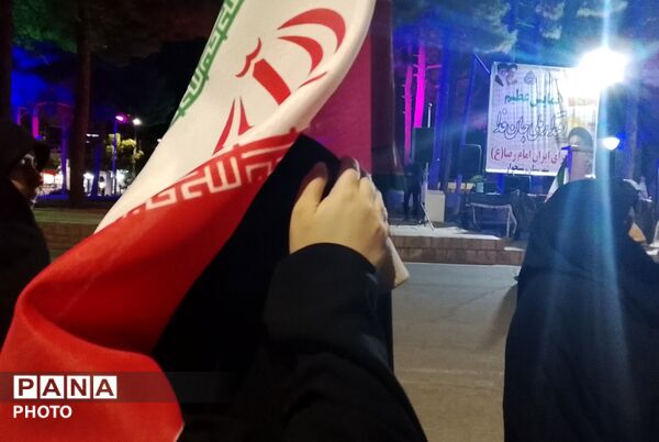شب هفتاد و هشتم حضور شبانه در میدان جهاد شهر رشتخوار