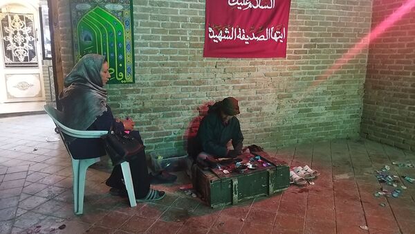 گذری بر چایخانه حضرت فاطمه زهرا در مسجد جامع نیشابور 