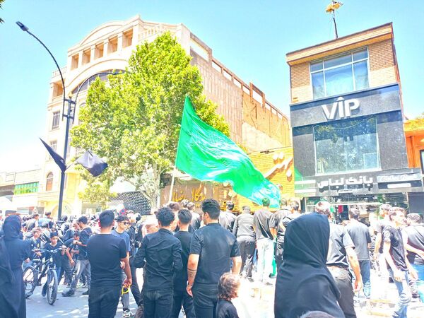 عزاداری هیأت های کاشمر در روز هفتم ماه محرم