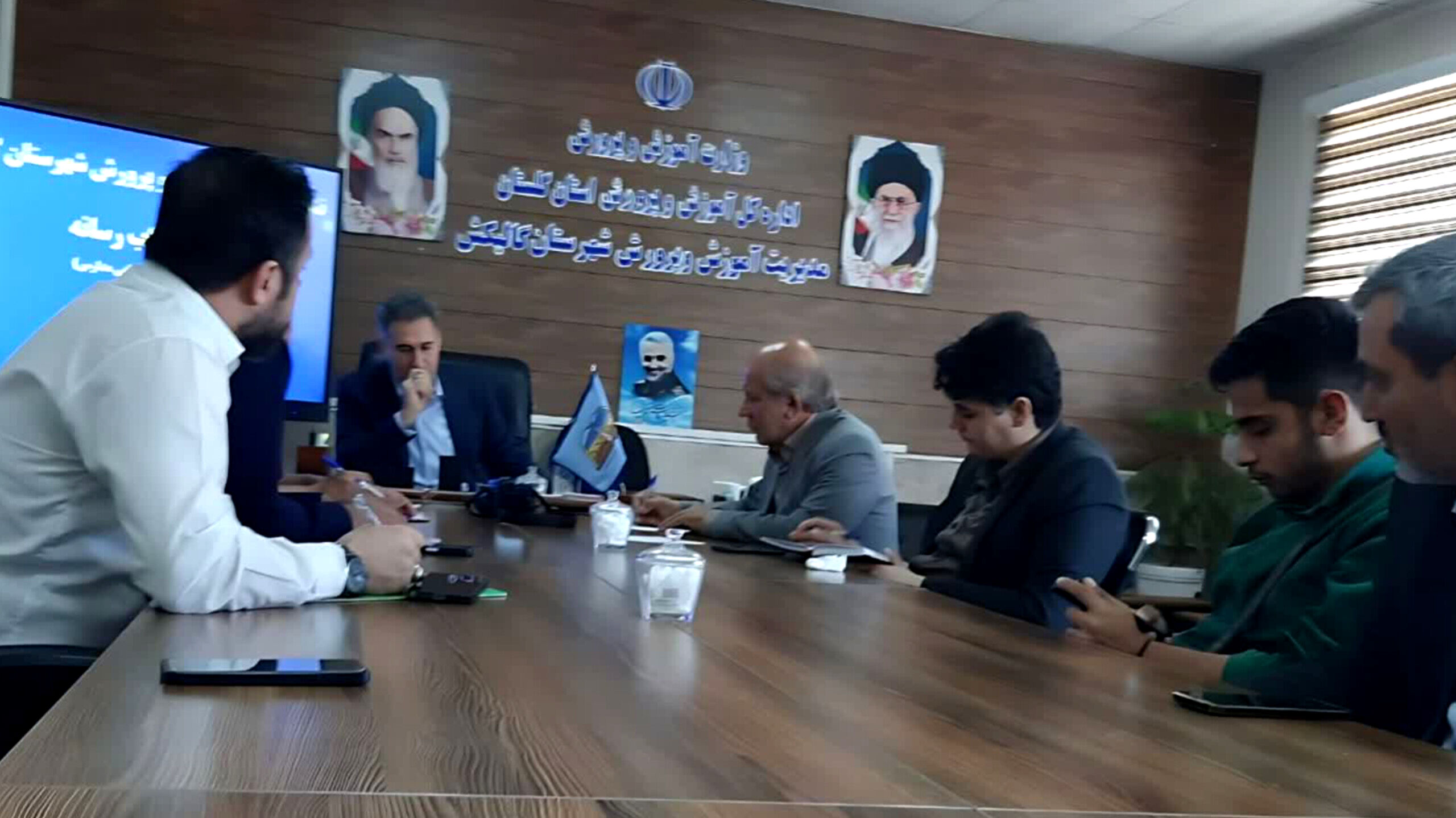 جزئیات جلسع رئیس آموزش و پرورش گالیکش با اصحاب رسانه