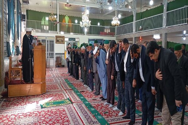 اقامه نماز جمعه در آخرین هفته ماه مبارک شعبان شهر بار نیشابور 