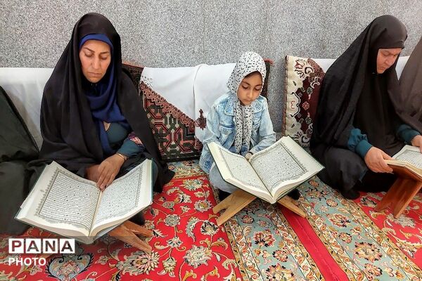 محفل انس با قرآن کریم در مسجد جامع شهر بار