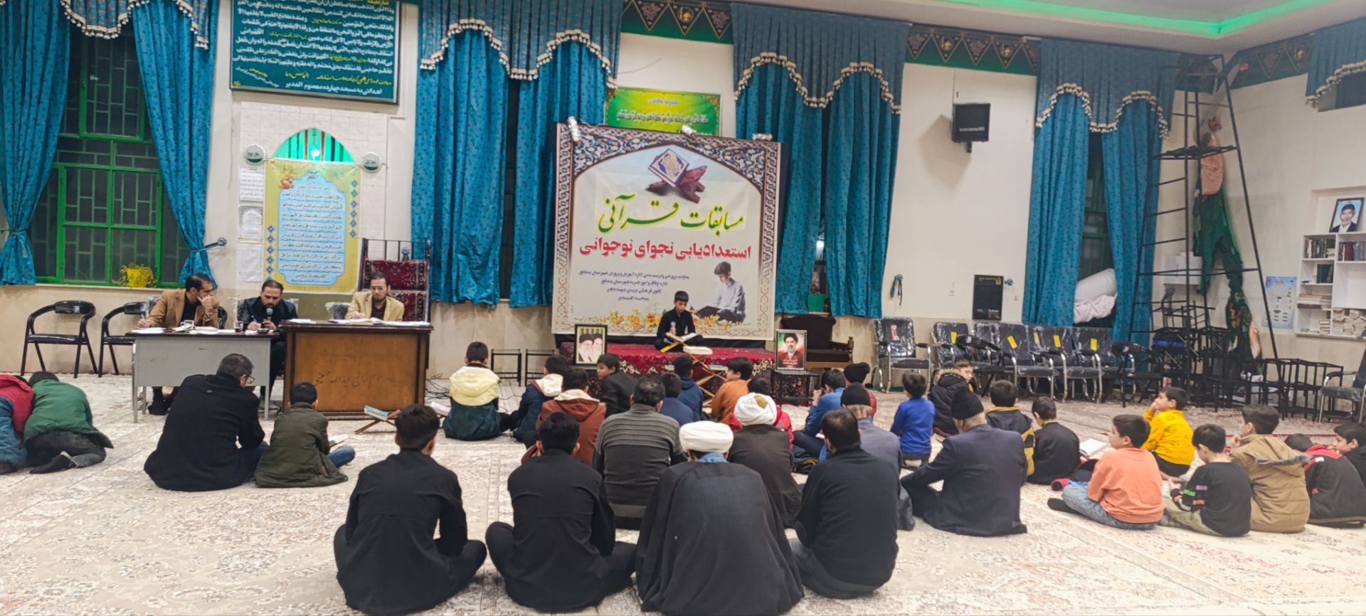  فینال مسابقات قرآنی در مسجد چهارده معصوم الغدیر 