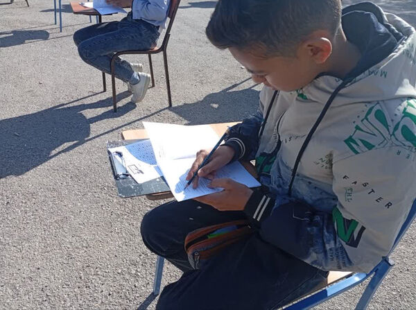 برگزاری آزمون جامع در دبیرستان مهندس حمیدیا