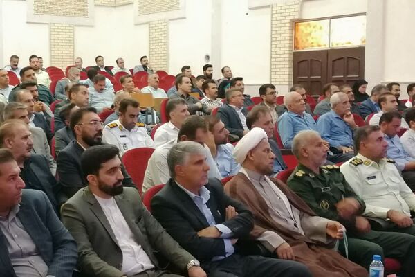 آیین تکریم و معارفه رئیس شعبه اول دادگاه عمومی و رئیس حوزه قضایی شهرستان بیضا 