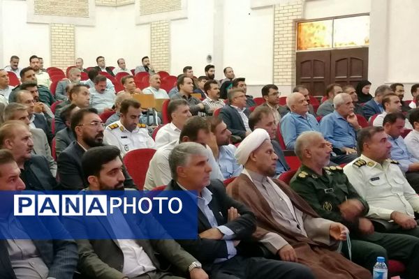 آیین تکریم و معارفه رئیس شعبه اول دادگاه عمومی و رئیس حوزه قضایی شهرستان بیضا 