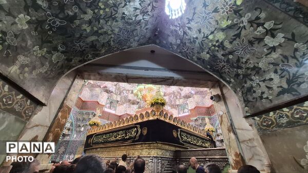 حرم خواهر امام مهربانی غرق در اندوه برادرشد