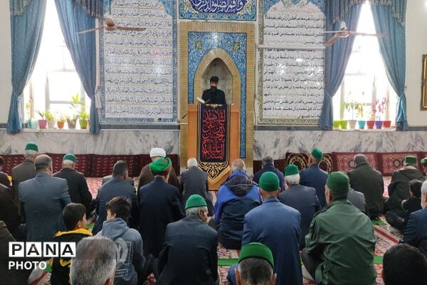 اقامه نماز عبادی_سیاسی جمعه در روز جهانی  قدس  مسجد جامع شهربار نیشابور 