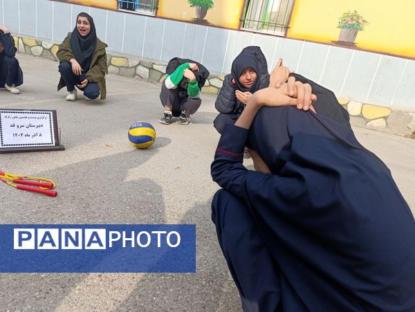 بیست‌وهفتمین مانور سراسری زلزله و ایمنی در دبیرستان میرزا جعفر سروقد
