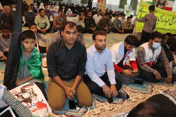 هم‌زمان با عطر فاطمی، فریاد استکبارستیزی در قلعه‌گنج طنین‌انداز شد