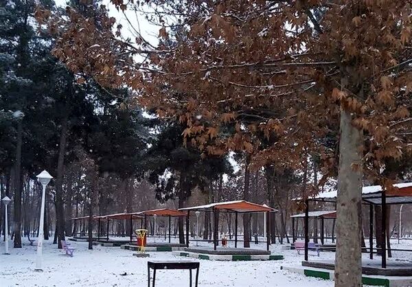 بارش برف در مشهد