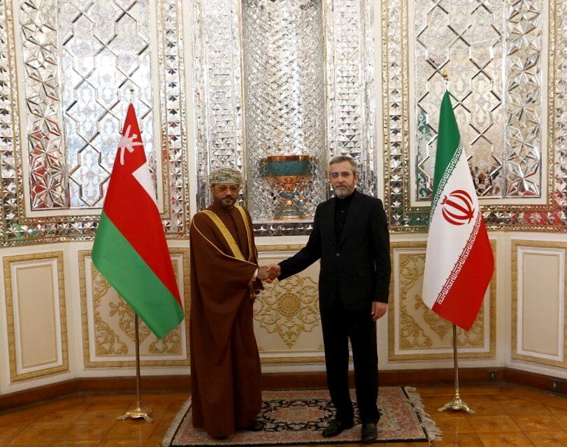 علی باقری با وزیر خارجه عمان دیدار کرد