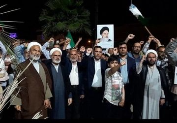 تجمع مردم برازجان در حمایت از مردم غزه