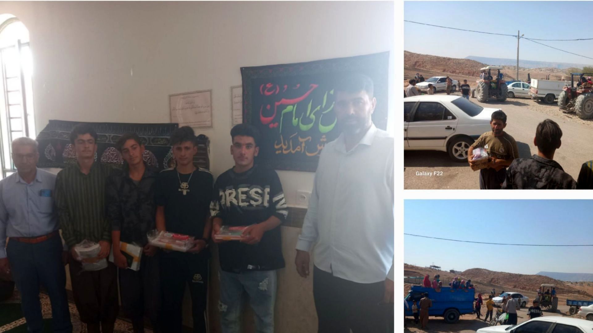 پویش توزیع لوازم‌التحریر در منطقه عشایری تخت چان