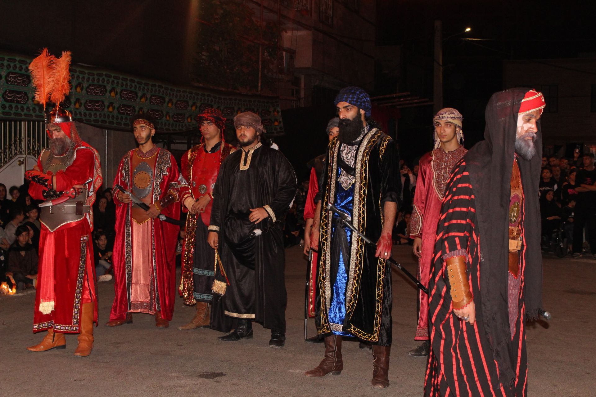 شکوه حماسه عاشورا در اجرای تئاتر شهادت حضرت امام حسین(ع) در نظرآباد